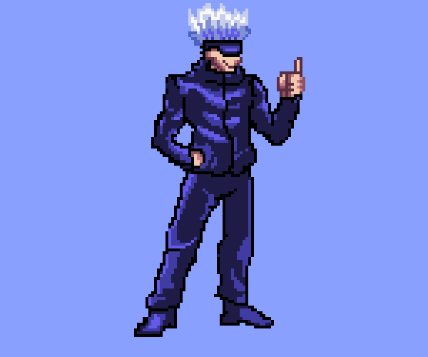 SoulOfXeno's tweet photo. Gojo Satoru enters the world of Marvel vs Capcom with infinity at his finger tips!
#cps2 #MVC #shonenjumpvscapcom #MvCSprite #MUGEN https://t.co/FYwJxNNzL7
