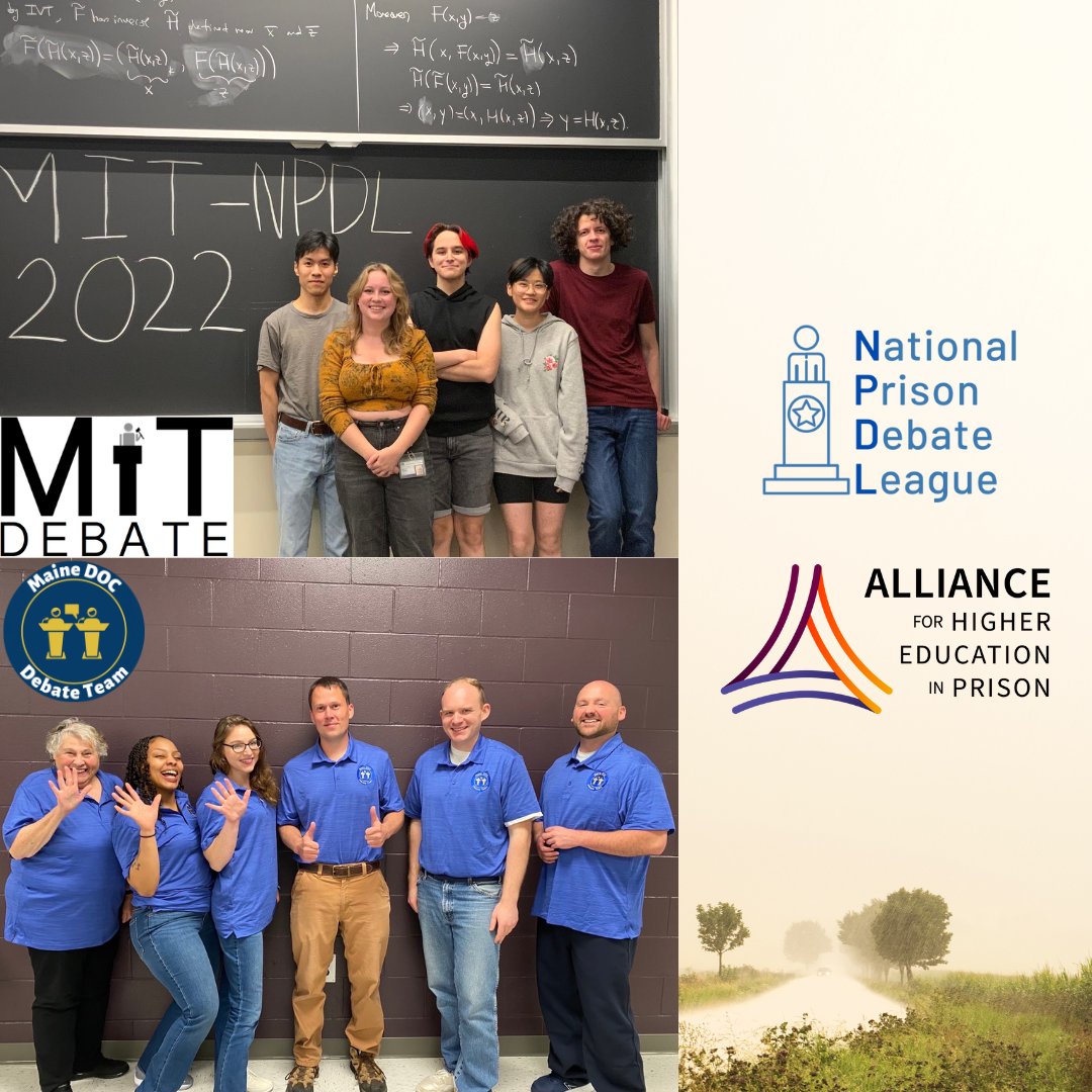 Big thanks to the National Prison Debate League, Maine Department of Corrections, and Massachusetts Institute of Technology, for a historical event that broke so many barriers for the field of higher education in prison. This is just the beginning - Stay tuned!