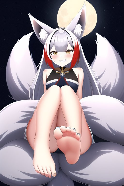 9TailedGoddess's tweet photo. AI Findom just proves how fxcking weak &amp; pathetic you "𝘮𝘦𝘯" truly are~

Constantly fantasizing about being near me, or even art representing Me.

I bet even sticking your piggy snout in between My toes would be enough to make you cum~

You truly are useless unless you $end  💓 https://t.co/GmAdUAzhHY