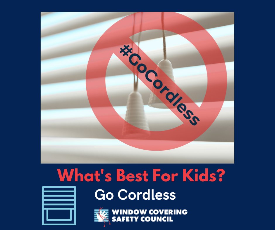 Do what’s best for kids and spread awareness during Window Covering Safety Month. Remember to go #CordlessForKids ❕ ❕