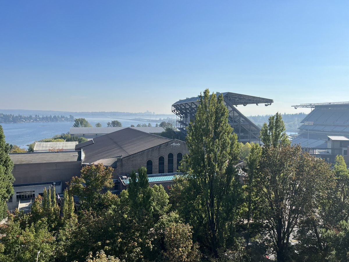 Attending the UW FOCI kickoff event: foci.uw.edu/index.html. Great talks, artwork and views of the campus.