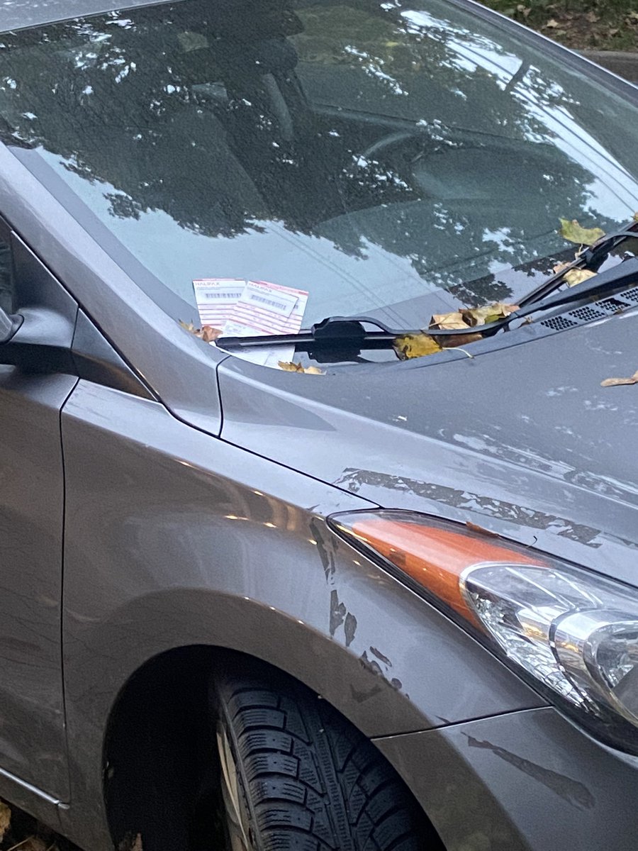 MMoors's tweet photo. @hfxgov @DowntownHalifax how many parking tickets before a car gets towed ? Just wondering for this car which has been parked outside of my place for 3 days. https://t.co/9AlRATKKeW