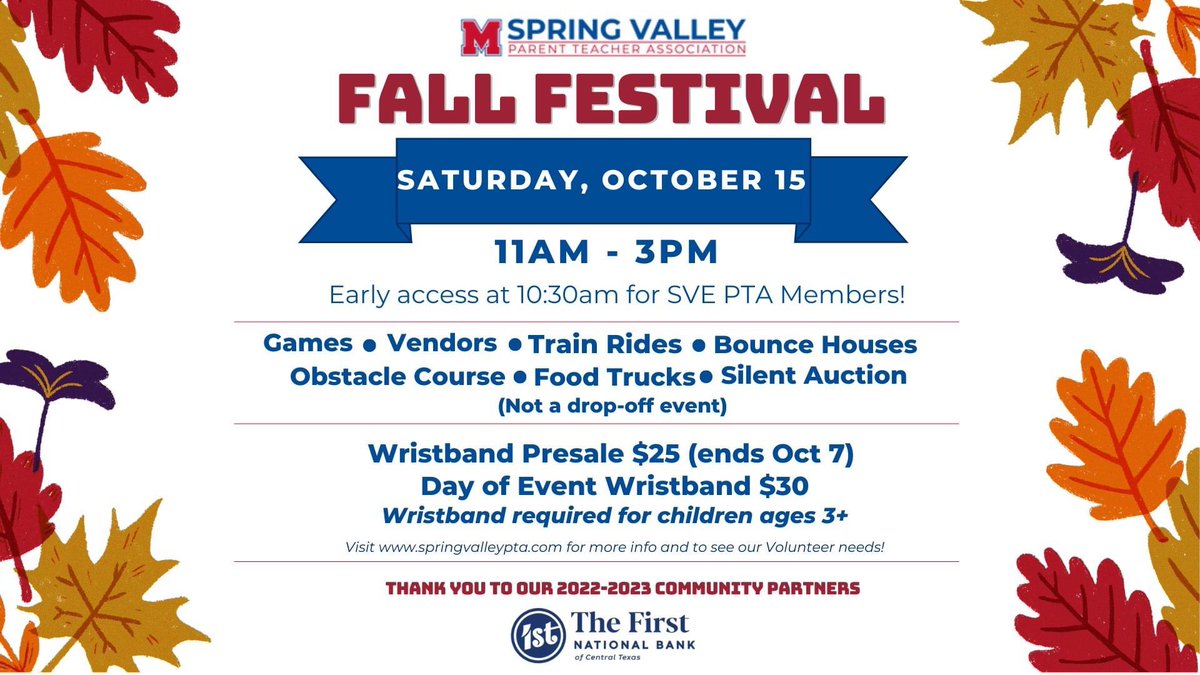Come see us at our Fall Festival tomorrow, October 15th from 11-3! We hope you see you all there! 🍁