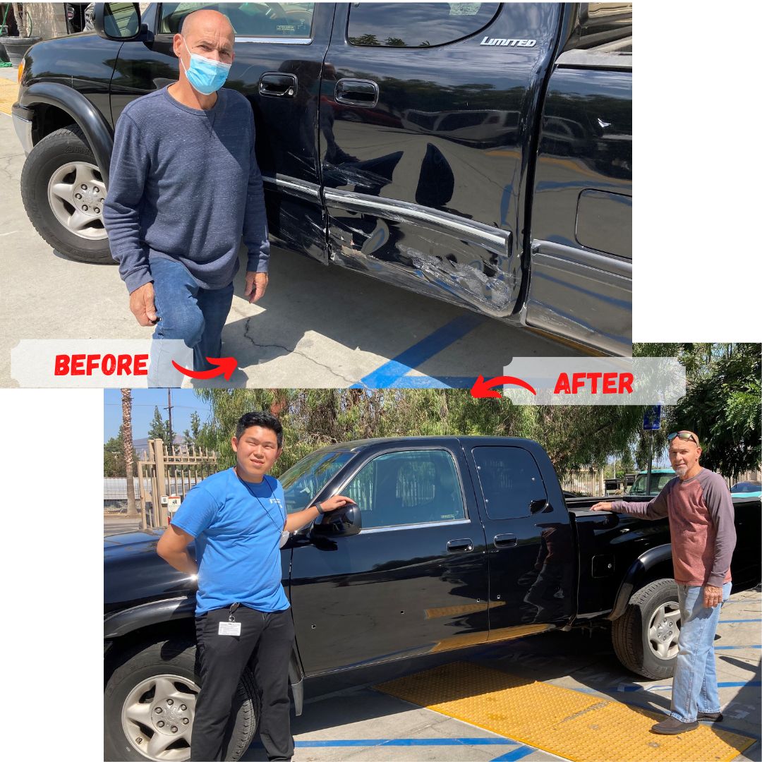 VeteranPeer's tweet photo. USMC vet Milton living in truck when hit by uninsured driver. Asked VPAN for legal aid but Army vet/Battle Buddy John (GOODWILL-SD3) had bigger ideas. Mental Health America covered hotel &amp; Change Reaction paid $4500 repair &amp; thanks to SSVF Milton now lives in an apt. https://t.co/KXtSL3zVXp