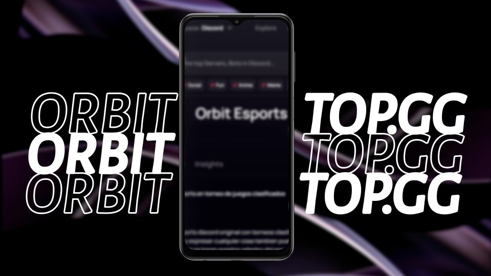 Visita Ahora
Orbit Esports
Estamos disponibles Ahora en top.gg Unete ahora a nuestra gran comunidad ! top.gg/servers/102997…