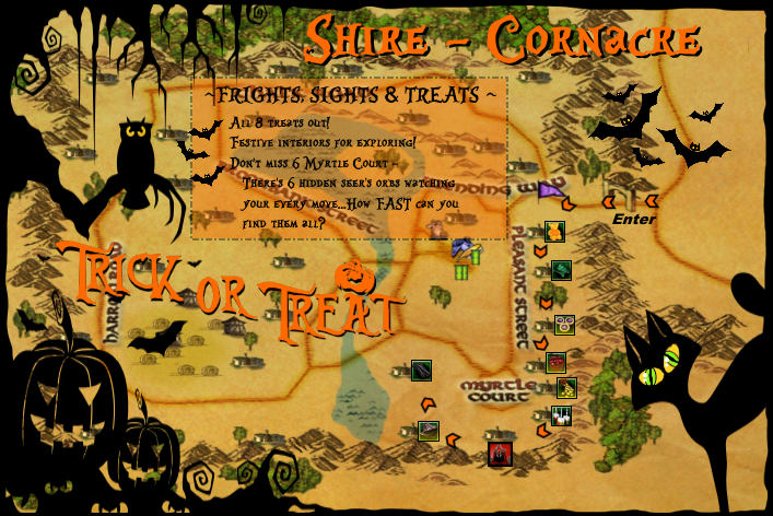 Elainosplays's tweet photo. It's that time again! @lotro Fall Festival!
Come visit the Gladden server - Shire - Cornacre neighborhood, all tricked out and ready for Trick or Treating. Don't forget to check out the insides of the houses for a little festive spookiness 🎃 https://t.co/LPsSmFSYvR