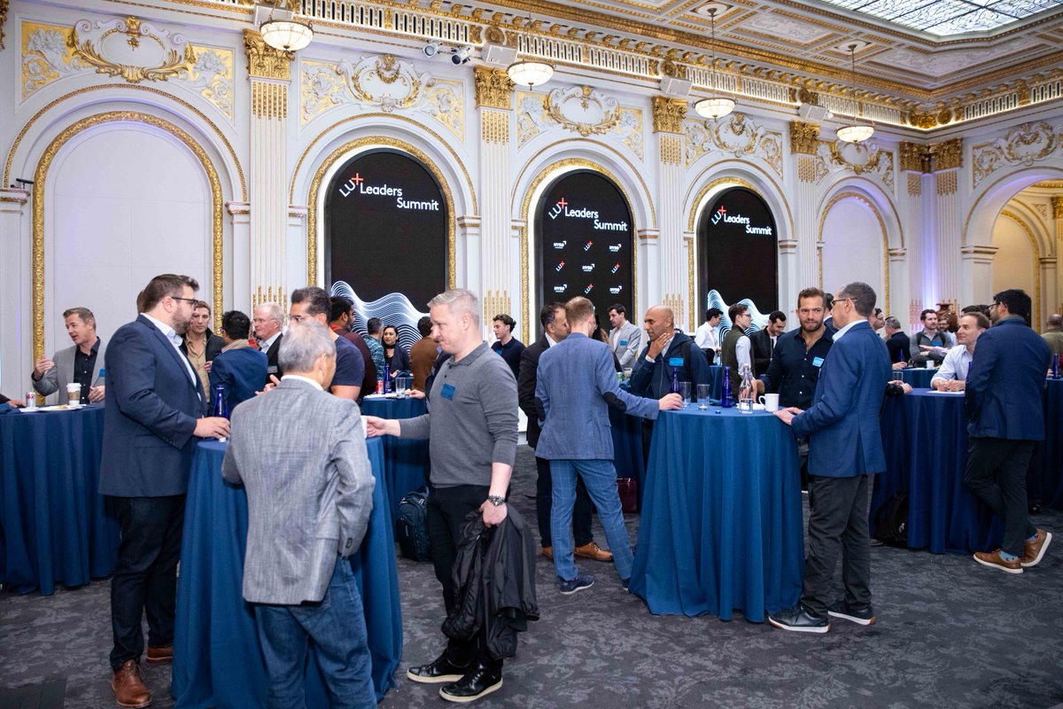NYSE's tweet photo. .@Lux_Capital rang our Opening Bell in celebration of its Lux Leaders Summit which brought together industry leaders in biotech, digital health, software, and hardware/manufacturing/defense. We’re thrilled to be a venue that connects people with opportunity. #ICEMaketheConnection https://t.co/iyYXdFEsQ8