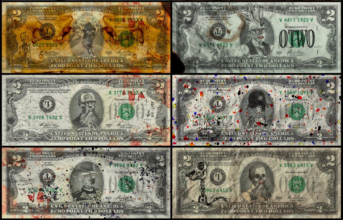 ___RS27___'s tweet photo. My Top 6 green bills by Mfer rank @OldMoneyNFT 
Gotta luv em ❤️‍🔥
#nft #cnft #cardano #ada #eth #mfers https://t.co/n6ftnPhLxz