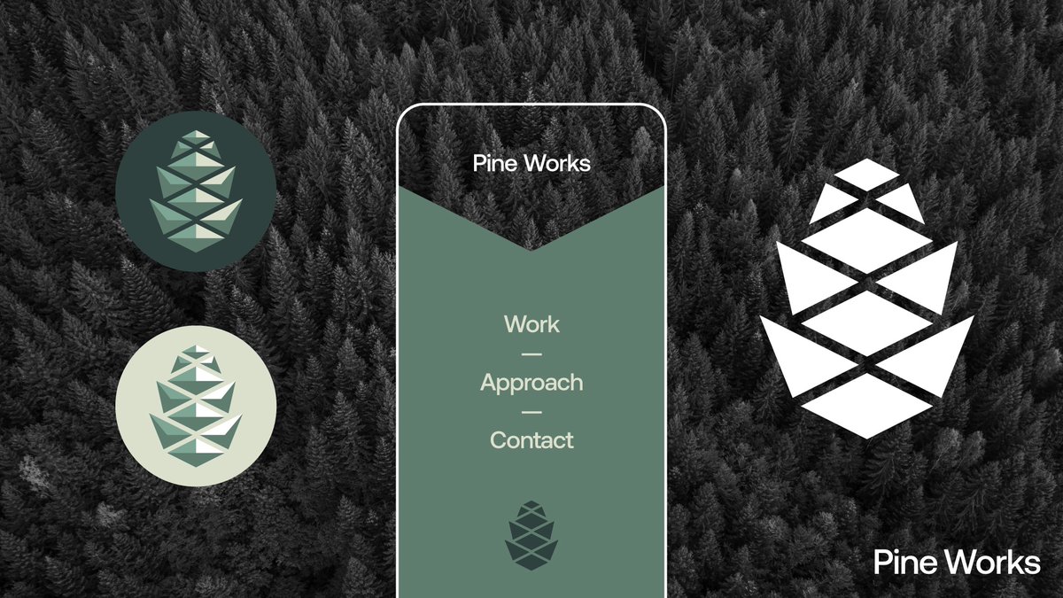 blankenship's tweet photo. Pine Works (@pineworksco) makes world-class apps, websites, and digital products designed and built with good ethics and strong opinions. I’m saving files for delivery, but I saw they started posting snippets, so it’s on. Been a blast to bring it to life. This sap don’t nap! https://t.co/5l1uKMrfb6