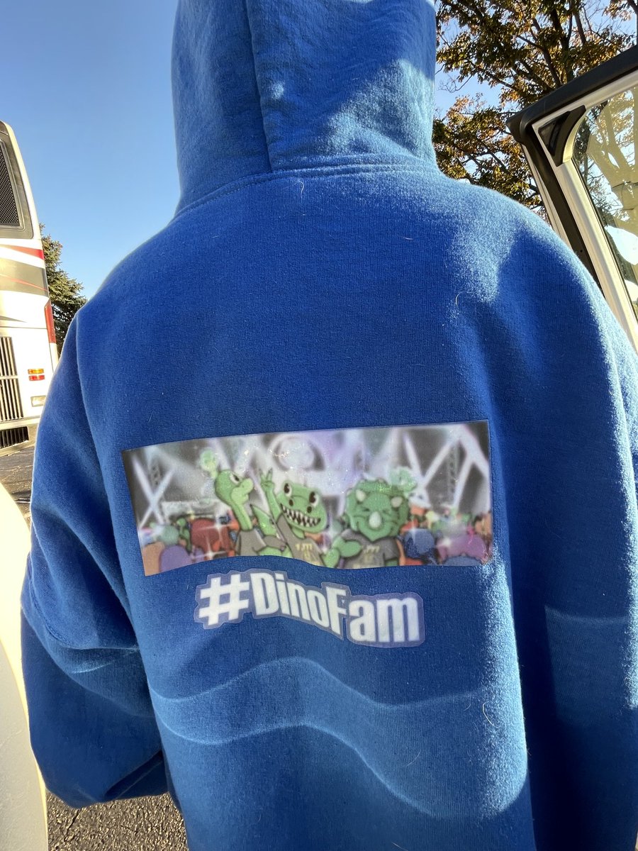 DeanLMillerPGA's tweet photo. Daughter rocking the #dinofam sweatshirt #dinofam #bbd4life https://t.co/ljHl2BVaxV