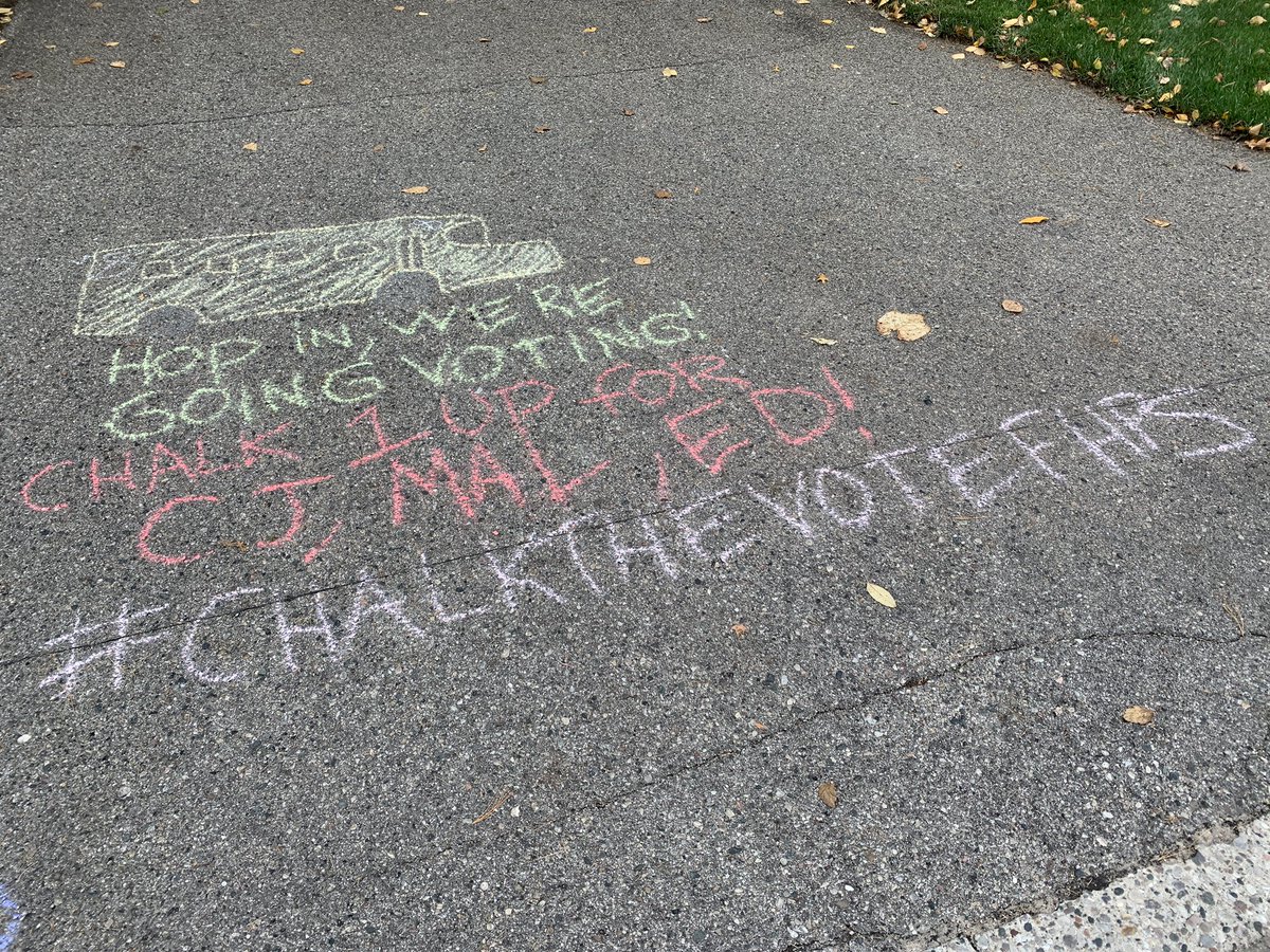 supportfhps's tweet photo. #chalkthevote #chalkthevotefhps Flip over your ballot to vote for these nonpartisan offices on the ballot! If you vote straight ticket it leaves off school board https://t.co/d9W0HENXZx