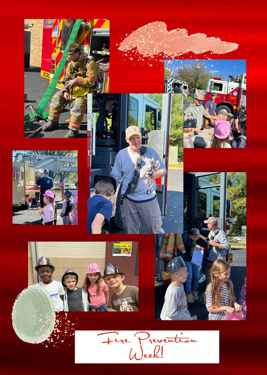 ELCO_Primary's tweet photo. Celebrating Fire Prevention Week with our local first responders. @elcosd @elcojacksonelem https://t.co/mzsFMRHzgJ