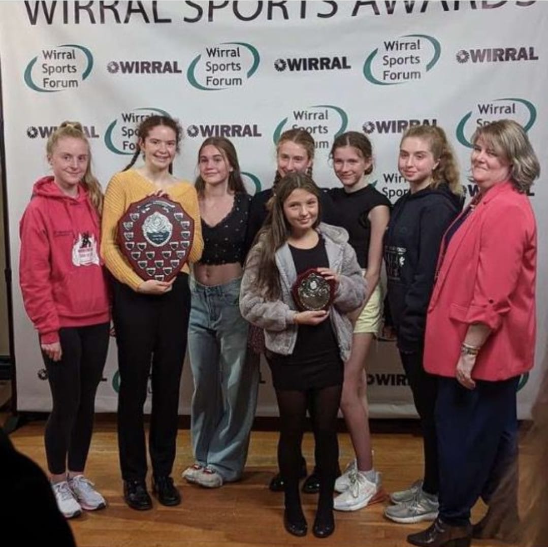 Congratulations to the cross country team for winning girls team of the year <a href="/wirralsportsfo1/">Wirral Sports Forum</a> awards