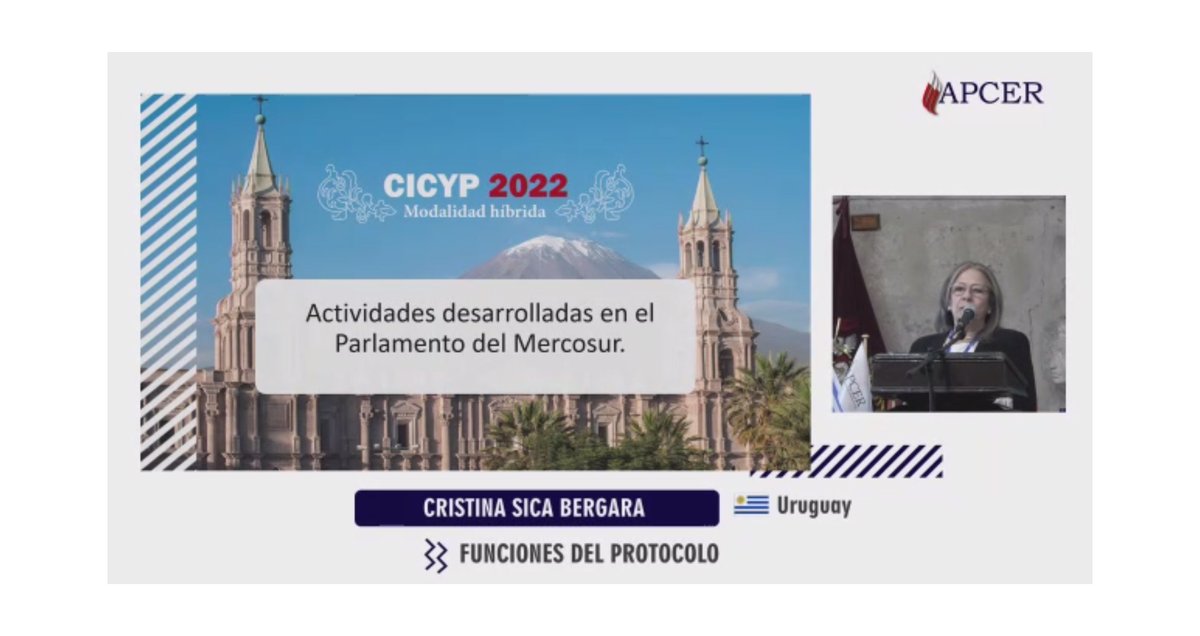 apcerprotocolo's tweet photo. 🗣 EXPOSITORA CICYP2022
CRISTINA SICA BERGARA
TEMA: FUNCIONES DEL PROTOCOLO
#congresointernacional #comunicacion #protocolo #ceremonial #eventos #Uruguay #AUCYP #RRPP #RRSS #CICYPAREQUIPA2022 #CICYP2022 https://t.co/frrNJwX7OQ