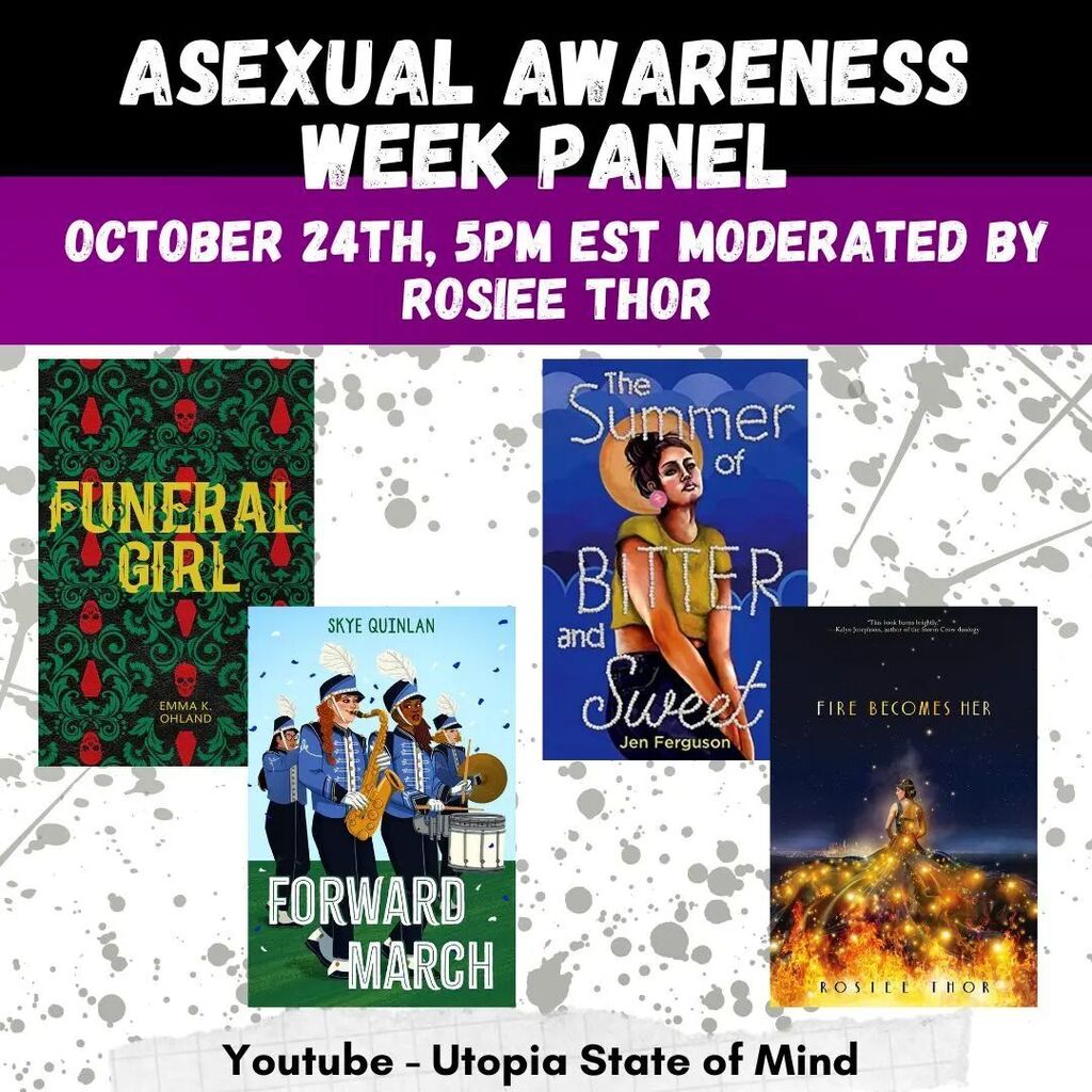 UtopiaMind's tweet photo. So happy to announce the first of THREE Asexual Awareness Week Panels on my YouTube Channel (link in bio) all courtesy of @rosieethor who has helped organize and is moderating the first one! We have @ohkemma @jdotferg &amp; @skye_quinlan all chatting with Ro… https://t.co/bEyt6hcJ1Q https://t.co/HiY2np4Fs4