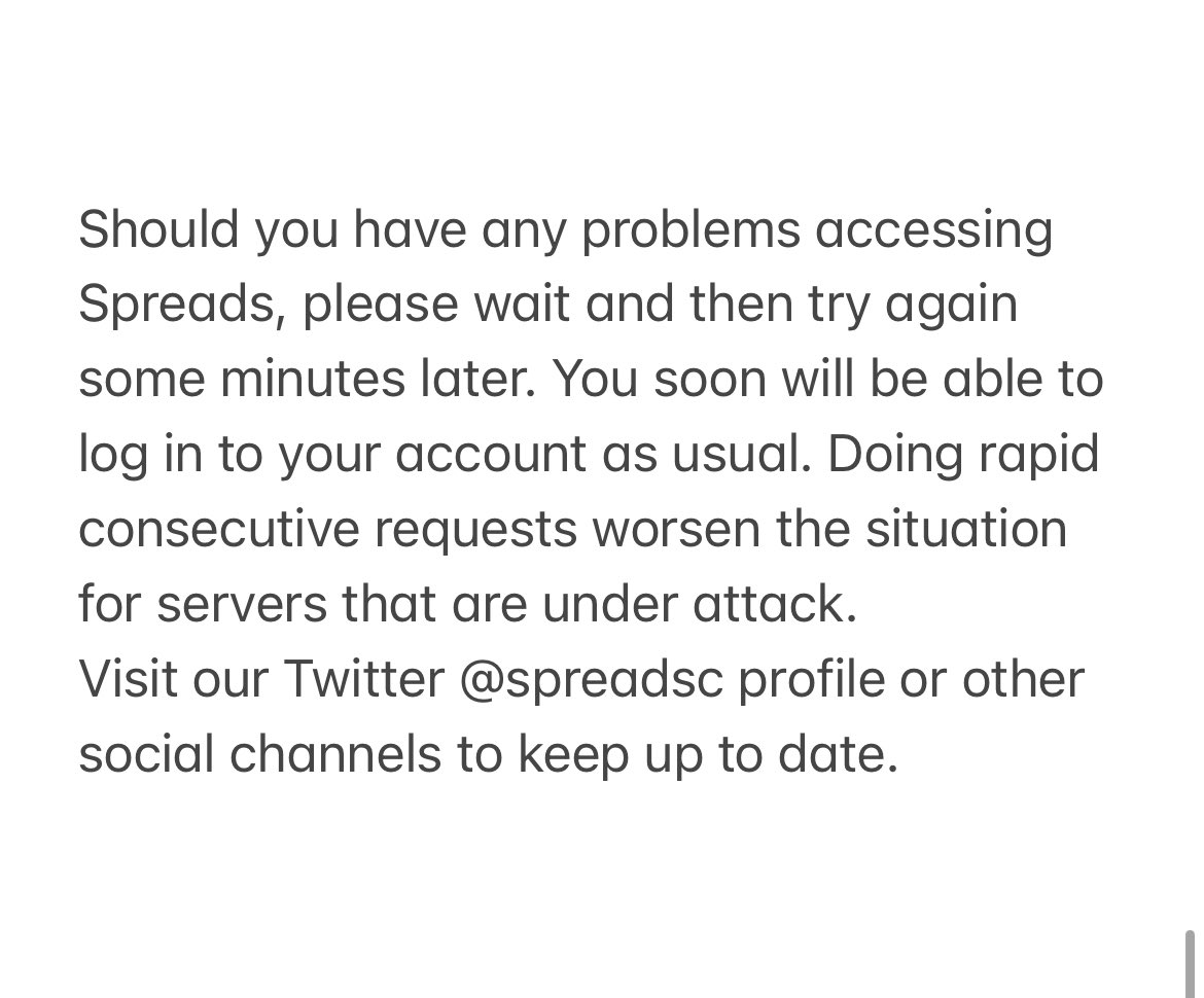 Announcement regarding service disruptions due to DDoS attack: