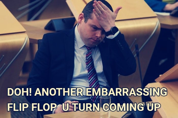 Astraia18's tweet photo. @STVNews @Douglas4Moray will be doubling down on Thick Lizzy Truss Tory debacle because he is completely out of U Turns and Flip Flops.
#RossResign
#DetestToryValues https://t.co/hzc4Acjmw9