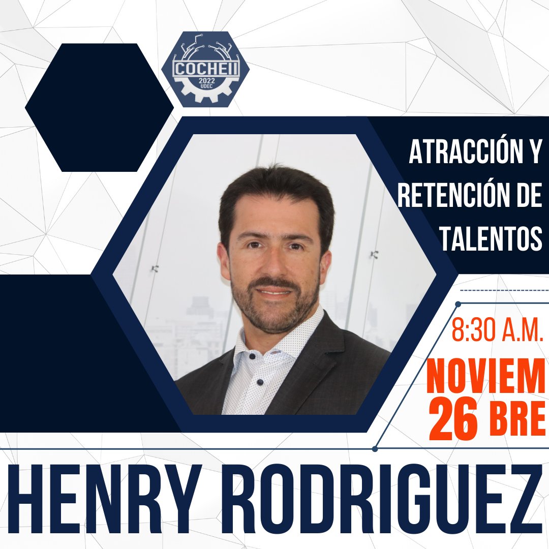 cocheii's tweet photo. EXPOSITOR |  Le damos una cordial bienvenida a #COCHEII 2022 a Henry Rodríguez Chaparro🙌, Gerente RRHH Masonite Chile S.A., Past President circulo gestión personas IRADE.

Conoce más sobre nuestro expositor en el link👇
https://t.co/UBeOD3nhbF https://t.co/tpH42mEaFv