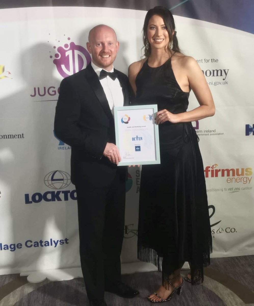 Better_NI's tweet photo. Amazing!!
Highly commended for the Health and Wellbeing Award at #SocEntAwards22 🎉
⁦@Vixs2212⁩ ⁦@GarethKirk1⁩ ⁦@jacqui_pope⁩ ⁦@GLL_UK⁩ ⁦@JonnyMichaelNI⁩ ⁦@Better_UK⁩ ⁦@belfastcc⁩ https://t.co/lccpH6q3y2