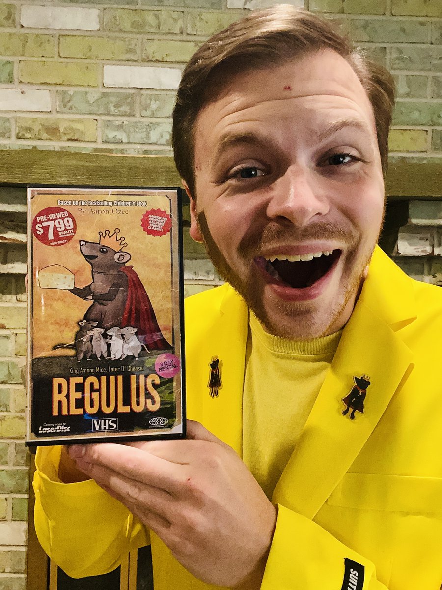 AaronOzee's tweet photo. Thank you, Jim Harris, for using your array of skills to produce such a breathtaking piece of Regulus memorabilia.
Regulus and I are sending you, and your company, Jim Harris Designs, our love and delicious blocks of cheese!
#Regulus #RegulusBook #RegulusMovie #AaronOzee https://t.co/iFzmWrJxxB
