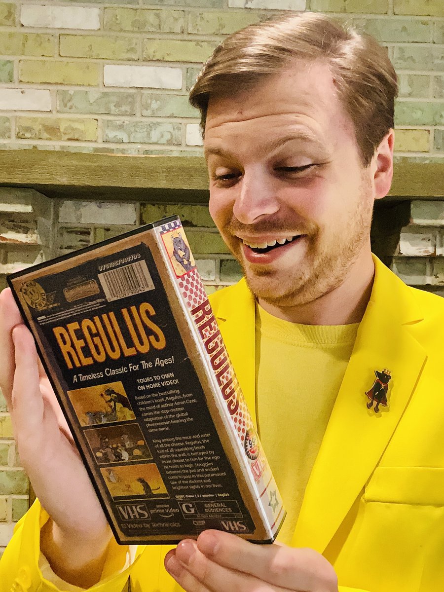 AaronOzee's tweet photo. Thank you, Jim Harris, for using your array of skills to produce such a breathtaking piece of Regulus memorabilia.
Regulus and I are sending you, and your company, Jim Harris Designs, our love and delicious blocks of cheese!
#Regulus #RegulusBook #RegulusMovie #AaronOzee https://t.co/iFzmWrJxxB