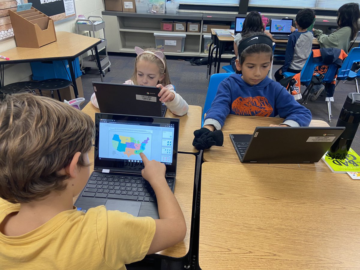 CampiMrsBuckner's tweet photo. Not only are our 3rd grade meteorologists deciding where our orangutan reserve should go, but, now we are learning about natural hazard patterns and making future predictions! We loved tracking storms on the @Amplify apps!  #teambuckner #teamcampi https://t.co/UkEIYHNwJ4