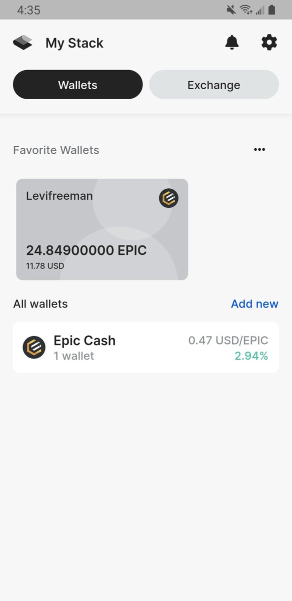 Iluvprivacy's tweet image. Got my #stackwallet with 25 #epiccash in it. Best mobile wallet around