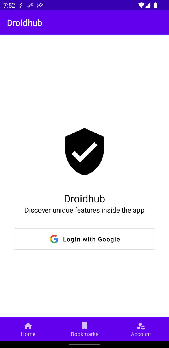 muratcanbur's tweet photo. I have completed the login page in its simplest form. Currently, Google Login feature is available. The page design is at its most primitive form.
⏭️ I will develop the feature that allows users to share their favorite content #buildinpublic #droidhub https://t.co/9EexkpqJ7s