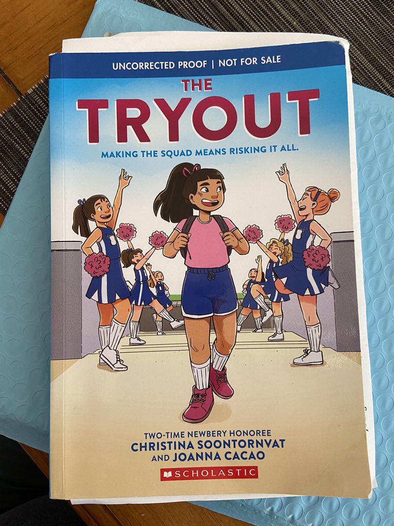 At first glance, I don’t have much in common with @soontornvat. And then I read this graphic novel memoir and find it SO relatable! My favorite type of GN. Headed next to #bookposse member @CnNjhs1. @jocabako @Scholastic ✨