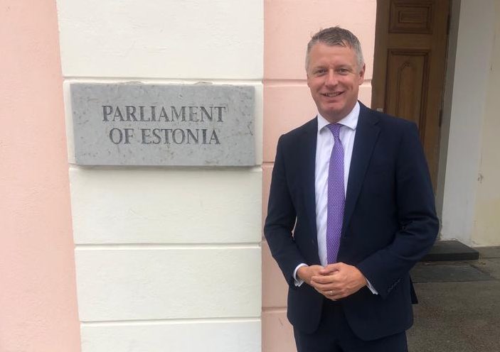 LukePollard's tweet photo. Just landed back in Britain after two days visiting the British Army’s enhanced forward presence in #Estonia. 

In the Commons I’ve talked a lot about my support for defending NATO’s eastern flank and it was good to meet those British troops doing just that. #LukeMP https://t.co/d4HGsU3mxv
