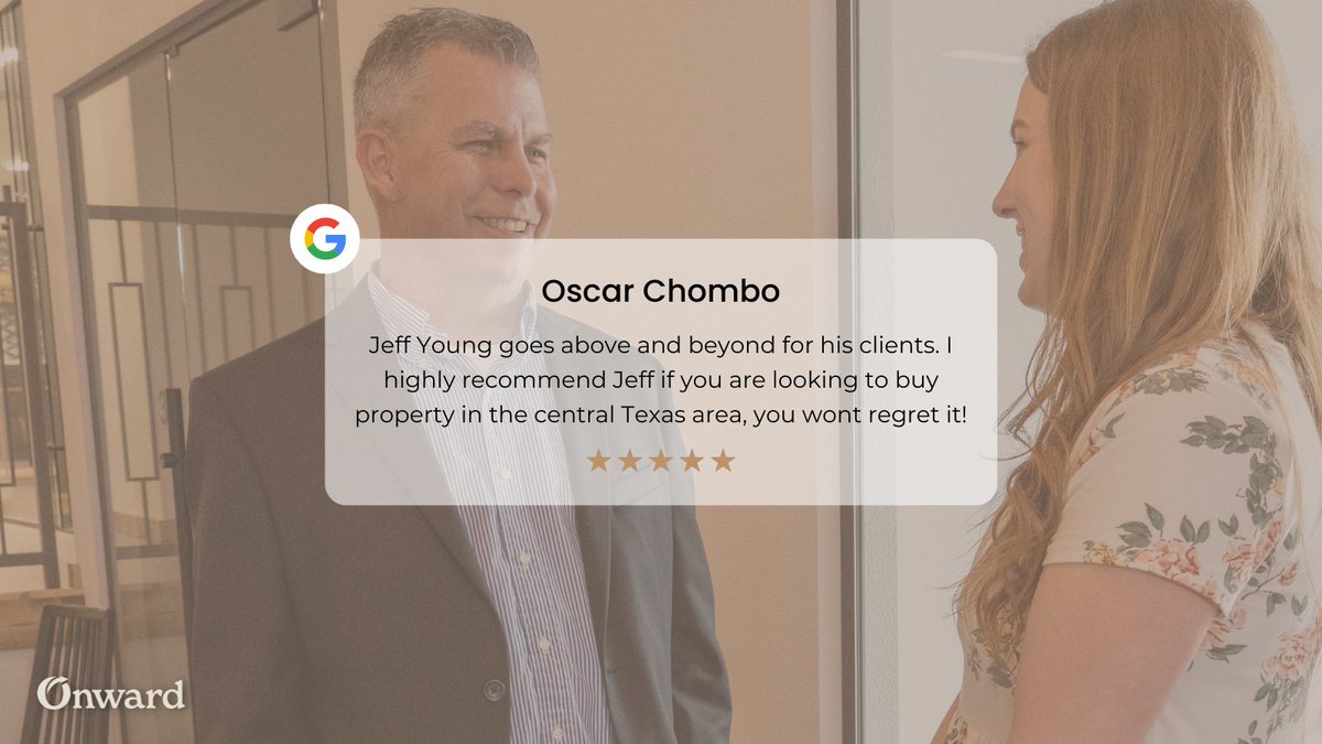 OnwardRET's tweet photo. Jeff enjoys the challenge of his everyday job and works hard to ensure each client can achieve their long-term goals. For the last two years, Jeff has been in the top 20% of agents in the Waco market. Looking for a property? You know who to call! 

Jeff Young | 432.528.5206 https://t.co/Zu4zOTYg4j