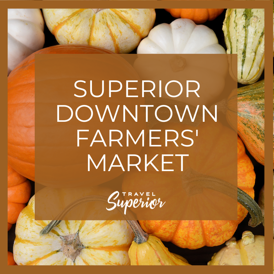 TravelSupWI's tweet photo. The Superior Downtown Farmers' runs every Wednesday from 11 a.m. to 2 p.m. through October 26th and features a wide variety of vendors including fresh produce, flowers, and baked goods as well as food vendors and live entertainment.

#TravelSuperior #Events #LocalEvents https://t.co/JTzKjNzyvf