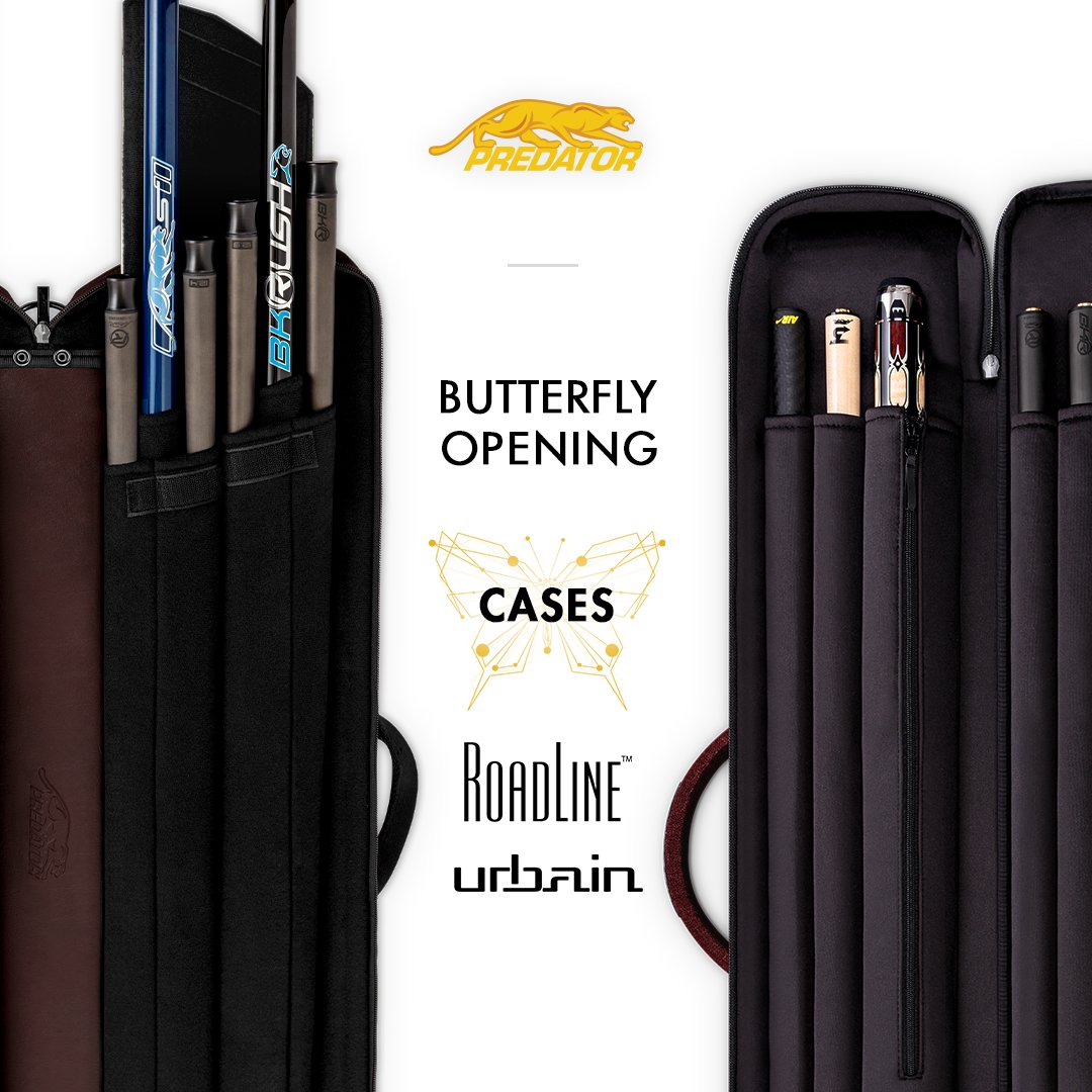 PredatorCues's tweet photo. Fly high, butterfly.๐ฆ
Soft Roadline and Urbain cases open like butterfly wings so you can see your whole collection at once.
Predator Cases:
USA: https://t.co/Mh4i3LPyWg
INT: https://t.co/IU9P7x3Zjn
#PoolCues #PoolCueCases #PredatorUrbain #PredatorRoadline #PredatorCues https://t.co/ALBiu7Zttx