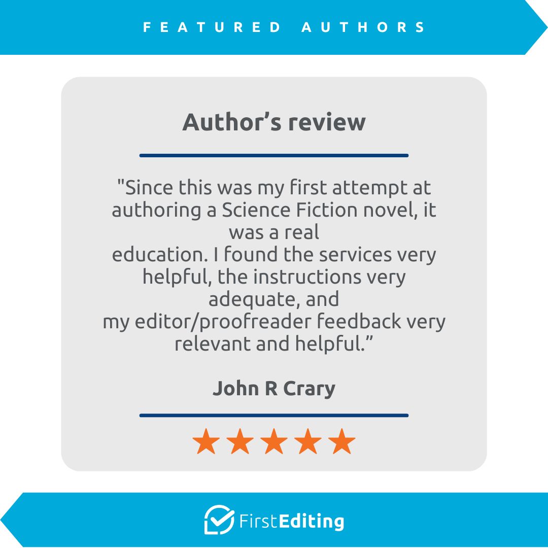 FirstEditing's tweet image. 📝Meet our featured author John R Crary, and his Science Fiction novel "Circumvolution of Qi" 📙
📌 Edited by First Editing! firstediting.com/publish-author…
#firstediting #book #newbook #bookrecomendation #readingrecomendation #novel #editing #editors #bookediting #fiction