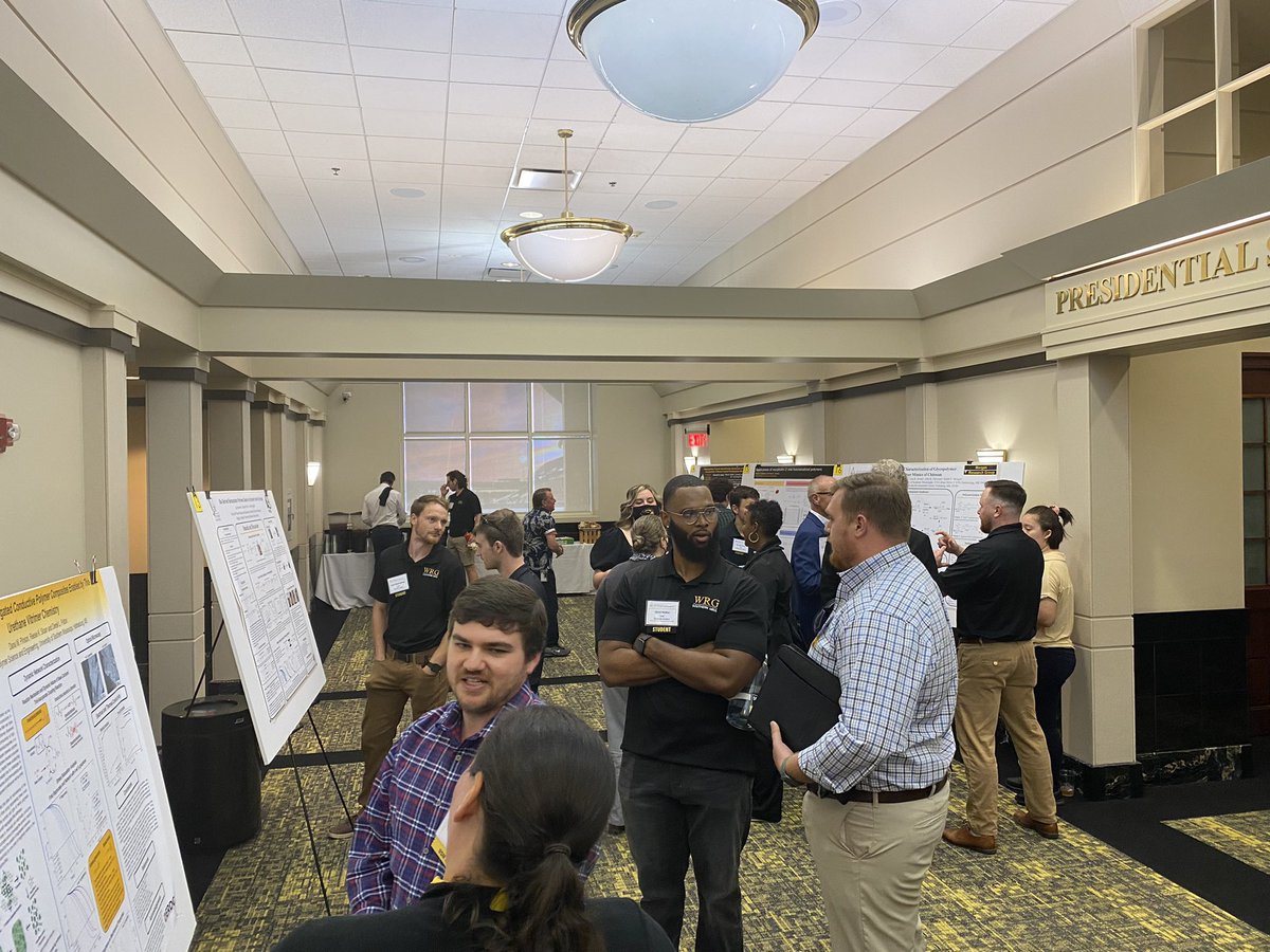 USM_Polymers's tweet photo. We had an outstanding day visiting with SPSE alumni during the “52 Years of Polymer Science &amp; Engineering Research Symposium”. Thanks to our alumni for your dedication to the program and time spent engaging with our current students! https://t.co/5wLfBDsXpF