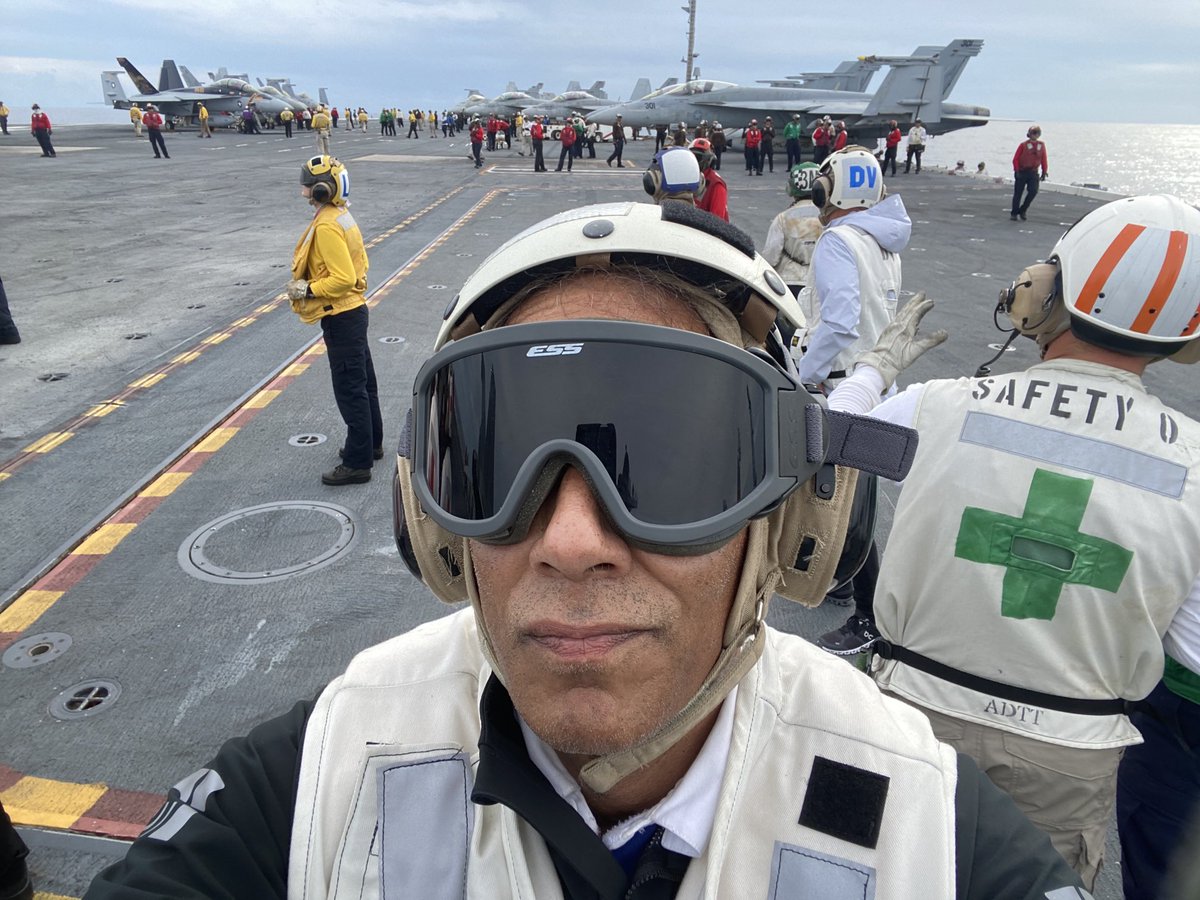 Had the honor to stay with our sailors and observe operations in the Atlantic on the ⁦<a href="/GeraldRFordCVN/">CVN-78</a>⁩ our new aircraft carrier. So very impressed with our young men and women. Thank you for service! #usnavy