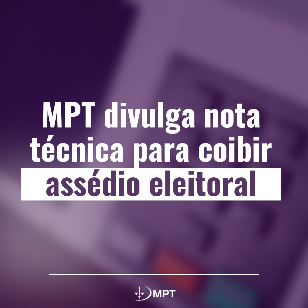 MPT_SP's tweet photo. Já são mais de 300 denúncias recebidas pelo MPT sobre #assédioeleitoral no Brasil. Veja aqui https://t.co/69di8aC9pg https://t.co/ELHBaNbvay