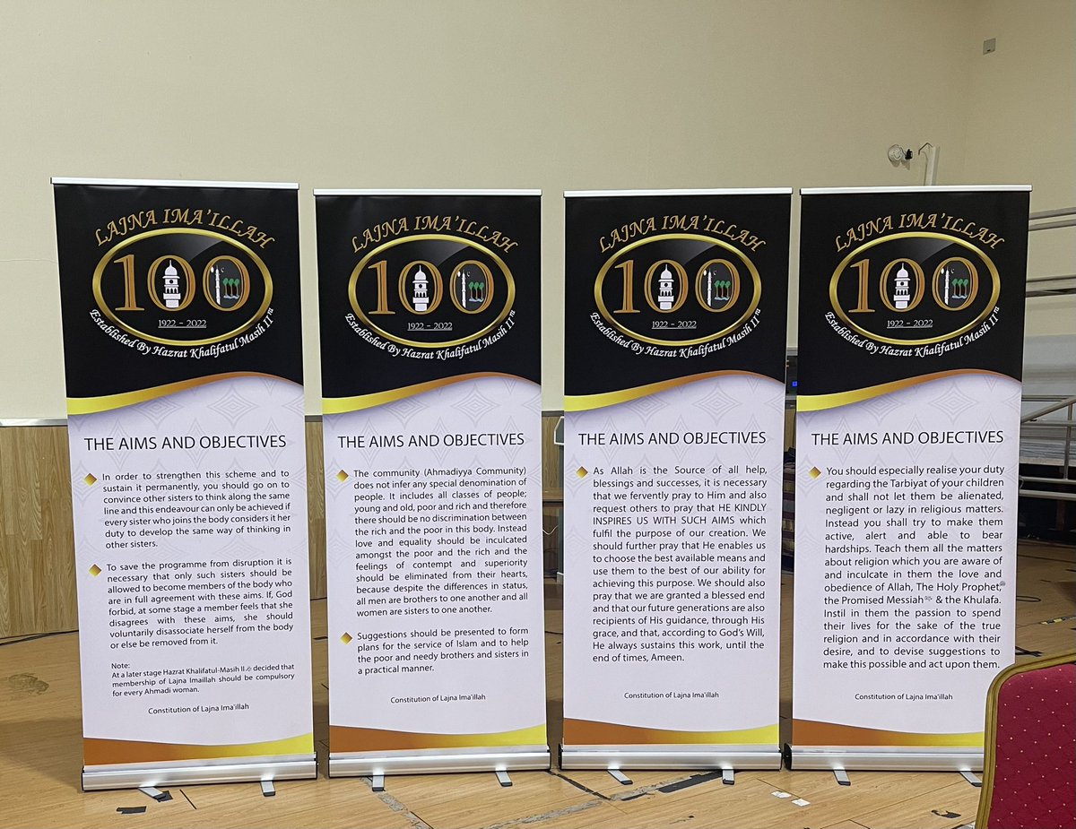 farihahammad's tweet photo. How blessed are we to have the institution of Shura within Jamaat. 2022 is the first centenary of both formal establishment of Majlis e Shura and Lajna Imaillah. https://t.co/7i1urWO1yR