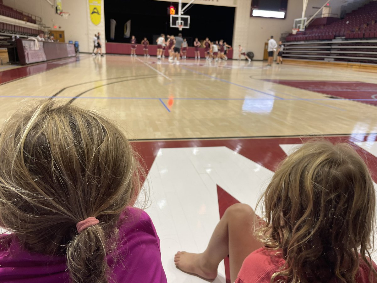 These two can’t wait for the <a href="/BUKnightsMBB/">Bellarmine Men’s Basketball</a> season to start! Based on the effort &amp; energy today, these boys are going to be fun to watch! <a href="/Bellarminehoops/">Scott Davenport</a>
