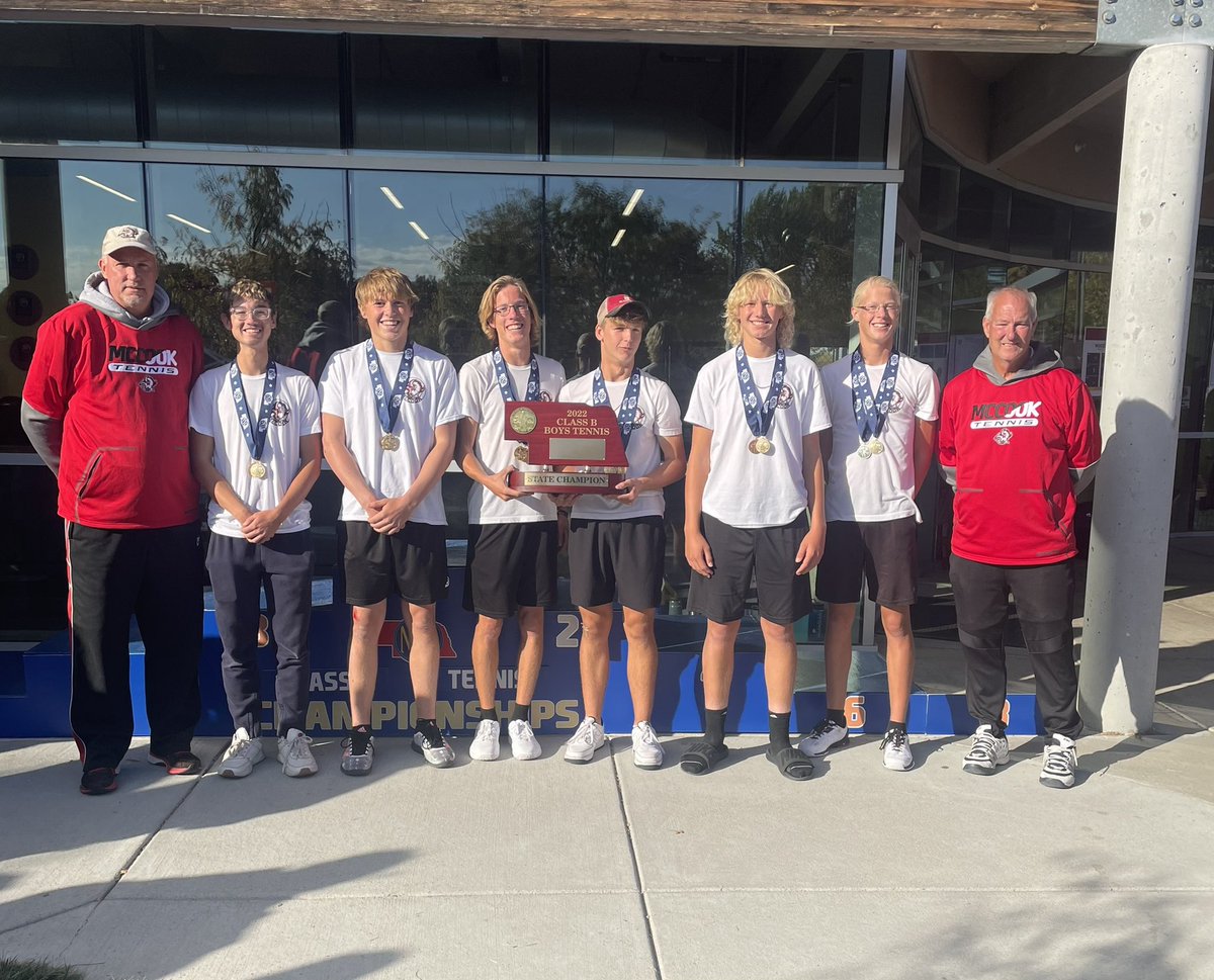 Congratulations McCook High School – the 2022 NSAA Class B Boys State Tennis champions! #nebpreps