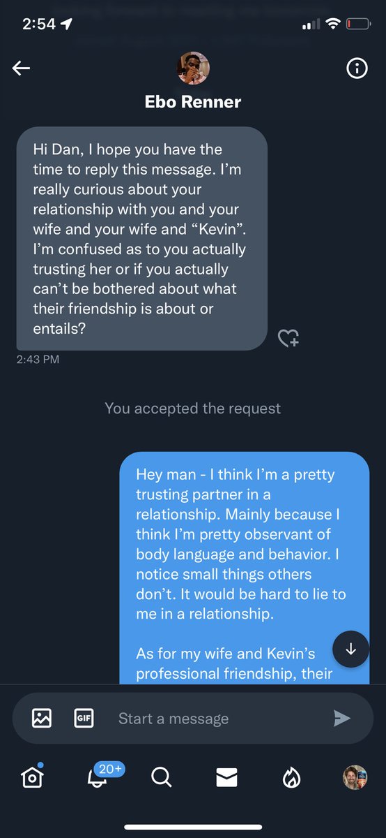 atdanwhite's tweet photo. Lots of DMs about my wife’s coworker Kevin. I’ll try to get to all of them. https://t.co/3rYHmuXKu2