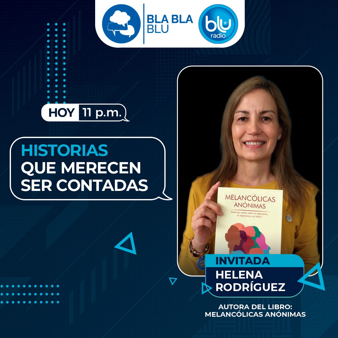 ¡Hoy en #BlaBlaBlu! El periodista @andresmontoyaf estará con nosotros a partir de las 10:00 p.m. Espere desde las 11:00 p.m. nuestra conversación con Helena Rodríguez. ¡Los esperamos! bit.ly/2fZ7CkR