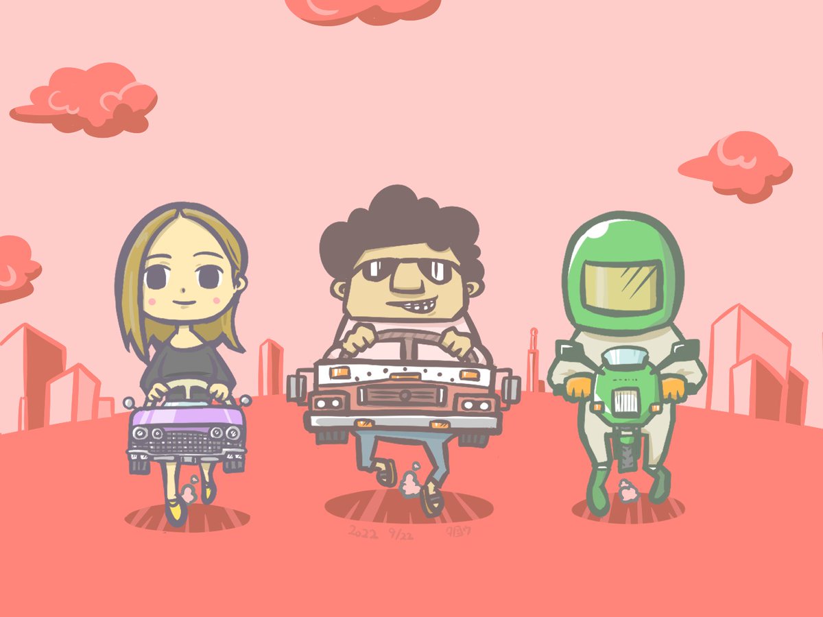 「9月⑥ 9/20〜23 #先月描いた絵を晒そう #イラスト #Illustrat」|タロウ@一日一絵のイラスト