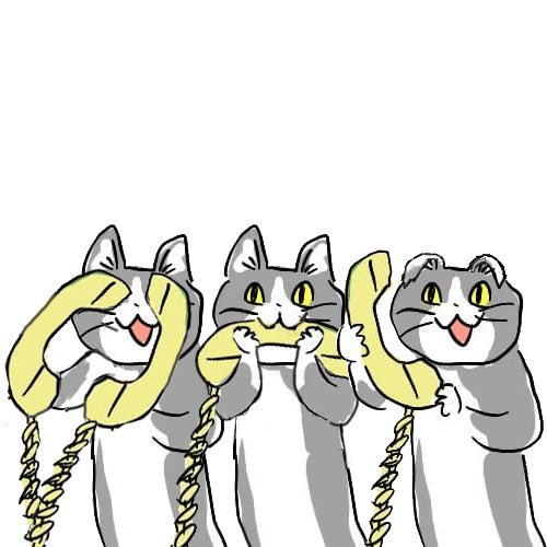 「corded phone talking on phone」 illustration images(Latest)