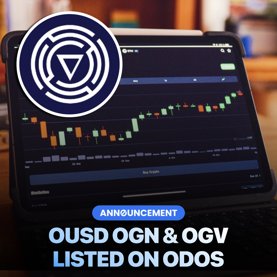 Another win for Origin. 🥳

$OGN, $OUSD, and $OGV are now available on the popular DEX aggregator <a href="/odosprotocol/">ODOS</a> 👏

👉 app.odos.xyz