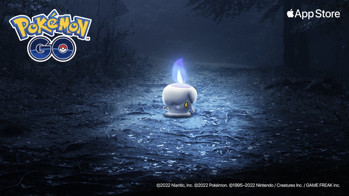Look out! There's a ghost! Oh, wait, it's Litwick, the star of @PokemonGoApp's #PokemonGOCommunityDay! Head out into the wild from 2 p.m. to 5 p.m. local time on Saturday, October 15 and try to catch a Shiny one. 🕯