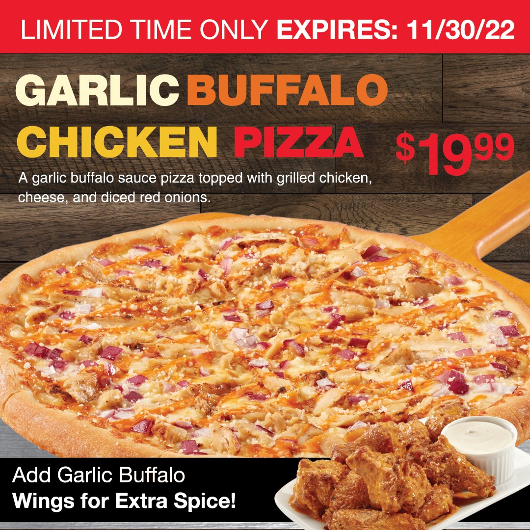 What a treat! Only $19.99.  Order this delicious pizza now before the offer expires: 
breadeauxpizza.com