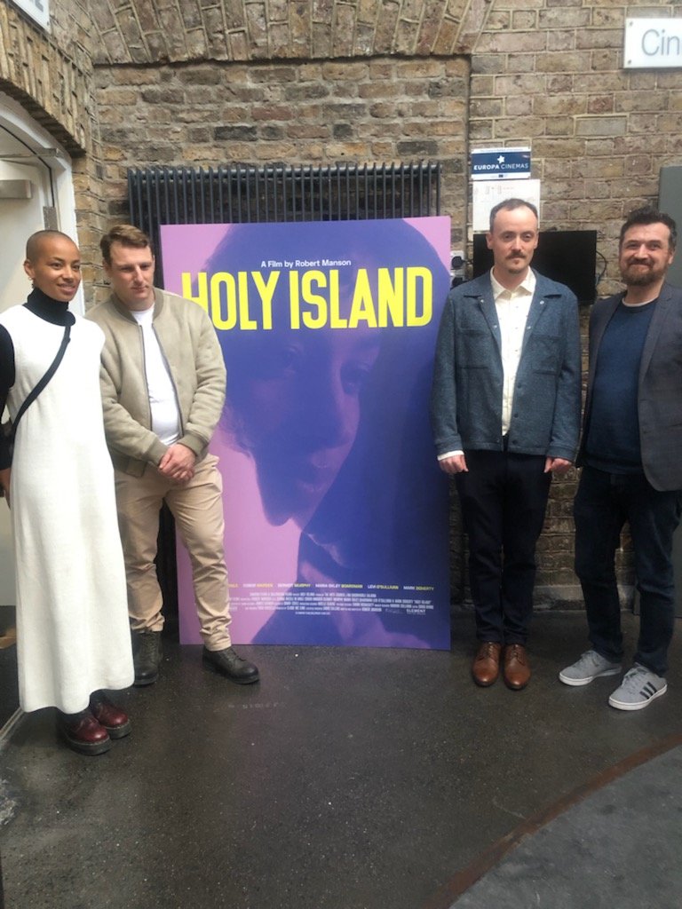 Eclipse Pictures (@eclipse_picture) on Twitter photo Jeanne Nicole NĂ Ăinle, Conor Madden, Gar O'Brien & <a href="/RobertJManson/">Robert Manson</a>, at tonight's Holy Island screening & Q&A at <a href="/IFI_Dub/">Irish Film Institute</a>!
#HolyIslandFilm Jeanne Nicole NĂ Ăinle, Conor Madden, Gar O'Brien & <a href="/RobertJManson/">Robert Manson</a>, at tonight's Holy Island screening & Q&A at <a href="/IFI_Dub/">Irish Film Institute</a>!
#HolyIslandFilm