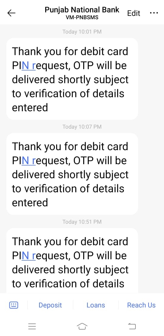 Kinju07's tweet photo. @pnbindia I hope I'll get OTP befor i shutdown my account with your bank. Because from last few days I'm only getting these messages but not the OTP!!! WORST EXPERIENCE! WORST CUSTOMER CARE!!! https://t.co/hvCPGunIND