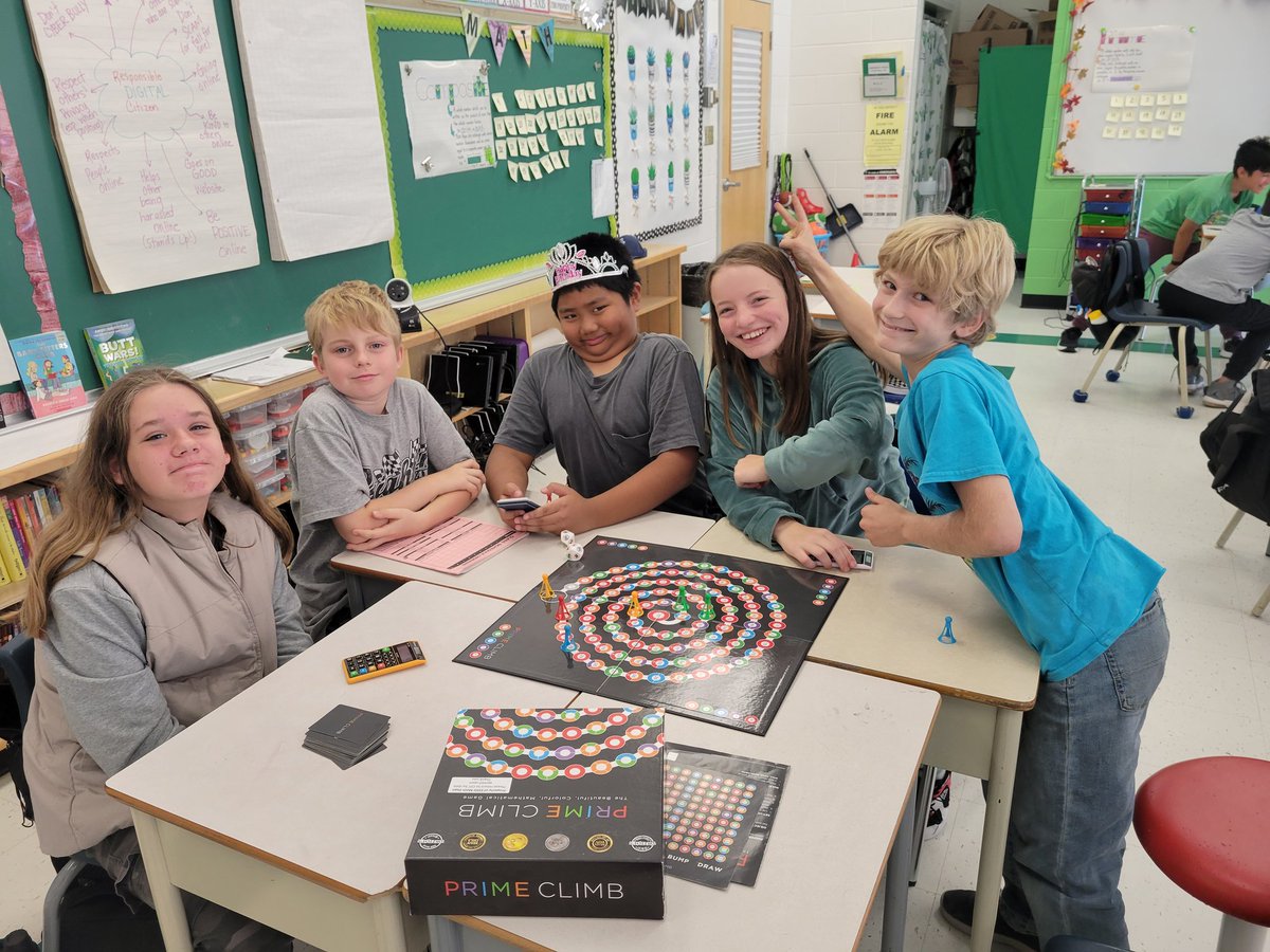 LittleOCSB's tweet photo. Nothing better than a Prime Climb Tournament on Friday to end our math unit! #ocsbMath #mathforlove https://t.co/wV8BWiUTwy